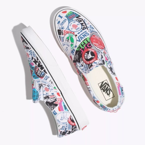 Vans Classic Slip On MashUp White Multicolor women - Picture 2 of 3